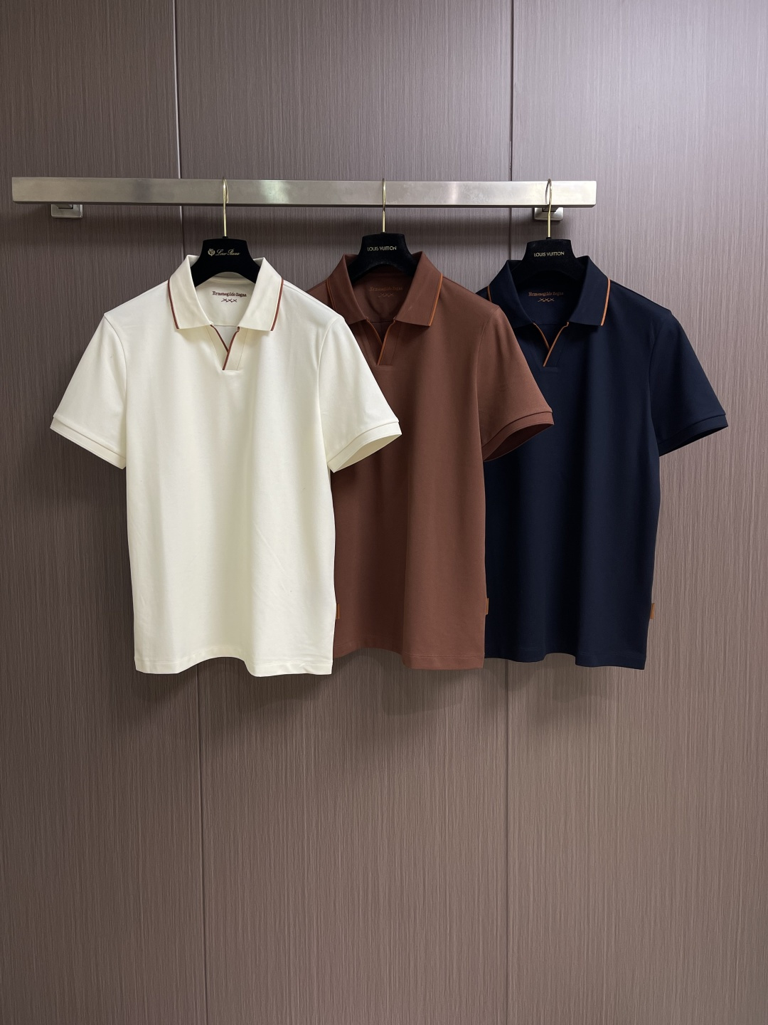 zegna 2026ss早春时装款男士短袖Polo衫，非常明星级的一款单品，颜值度极高，即大气又有内涵，