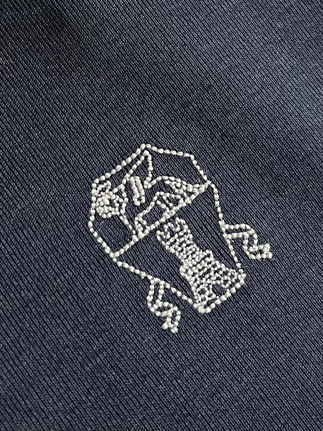 Brunello Cucinelli BC 刺绣短袖T恤 定制密织平纹有机棉 紧密细腻 舒适贴肤 标志性