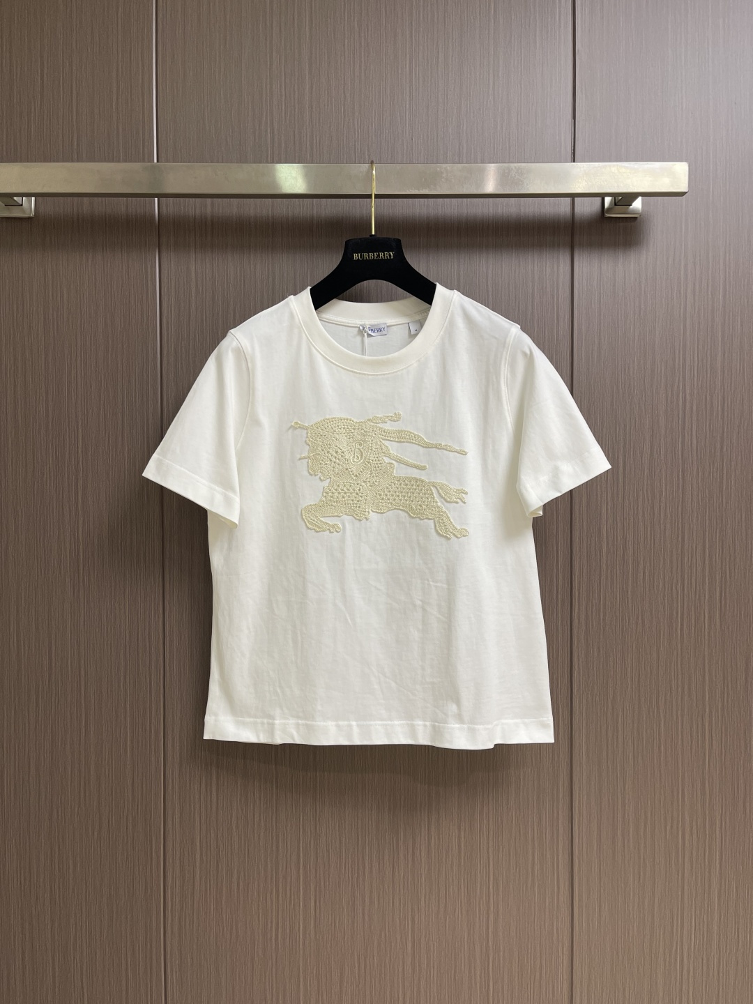 Футболка мужская Burberry с вышивкой Knight logo