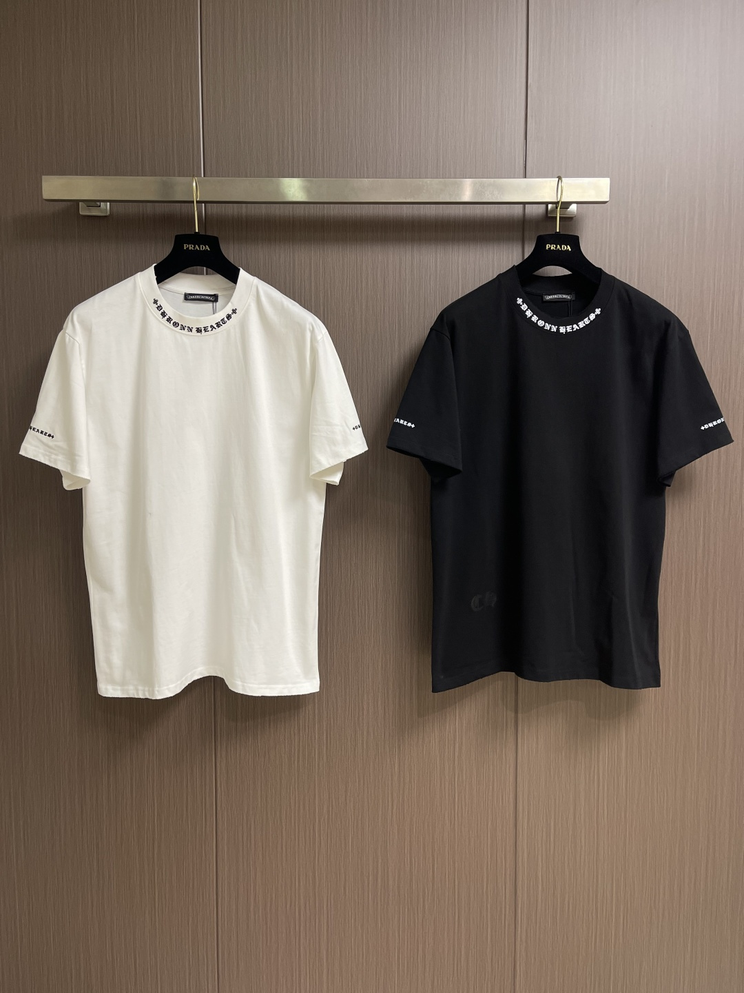 CH 克罗心新款印花标识短袖T恤，重磅420克双纱面料 整衣洗水两遍 重磅面料 宽松版型 偏深挺阔有型 