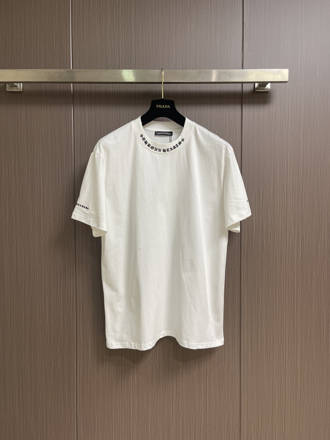 CH 克罗心新款印花标识短袖T恤，重磅420克双纱面料 整衣洗水两遍 重磅面料 宽松版型 偏深挺阔有型 