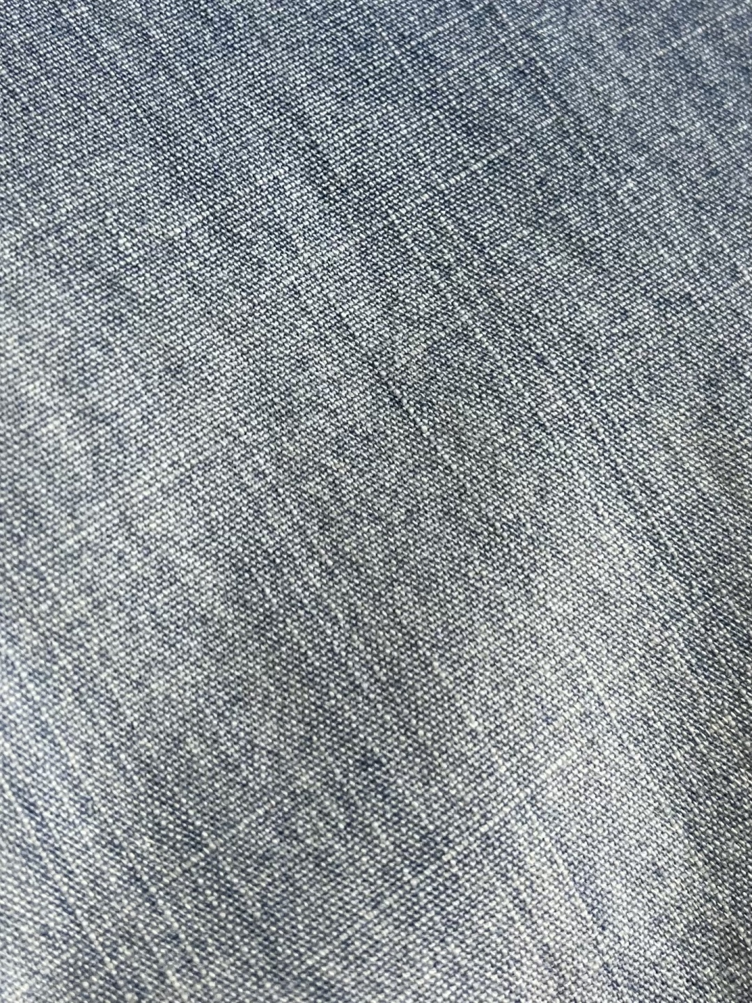 Acne Studios 1996徽标做旧短袖衬衫，面料采用原版一致定制丹宁亚麻混纺面料，挺括透气，舒适