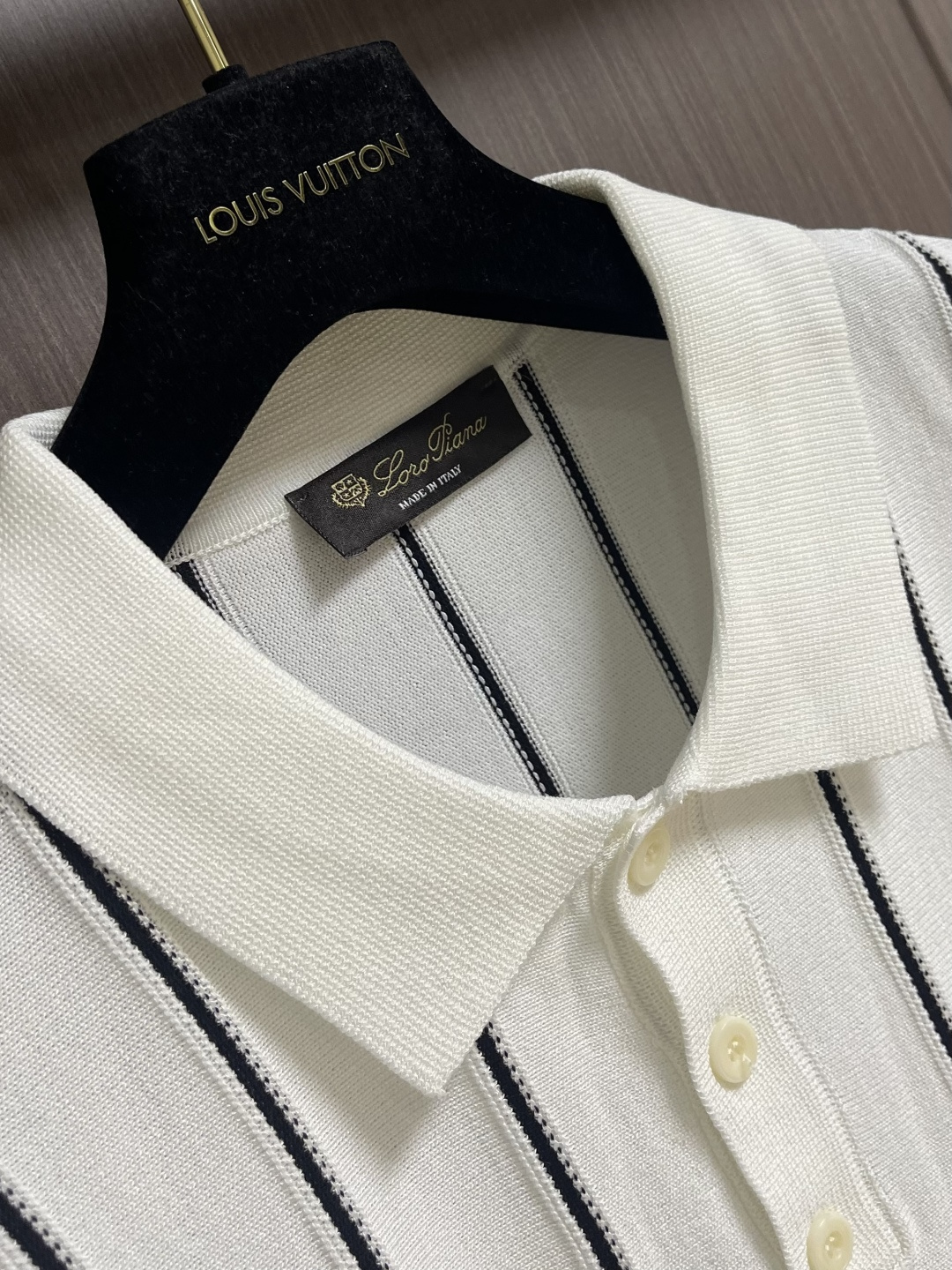 Loro Piana LoroPiana 2026ss春夏老钱新贵推荐！商务通勤翻领短袖POLO 衫 意