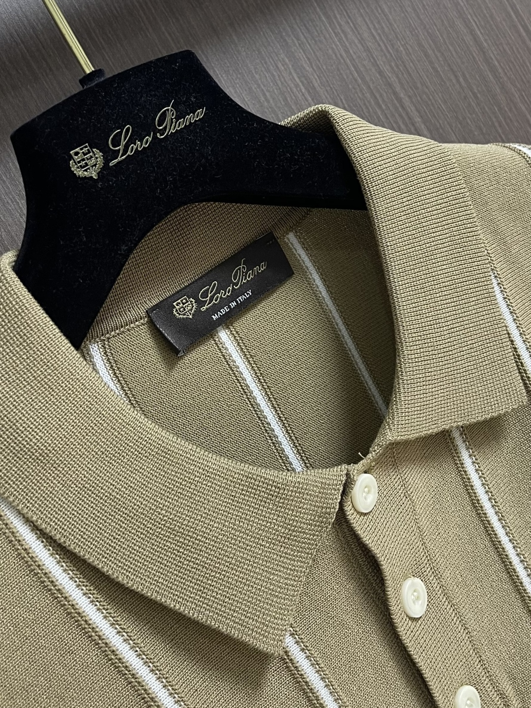 Loro Piana LoroPiana 2026ss春夏老钱新贵推荐！商务通勤翻领短袖POLO 衫 意