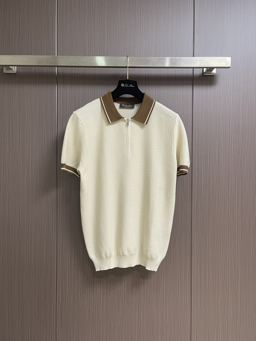 Loro Piana Loro Piana 2026SS夏季新款拉链针织POLO马球衫，时尚休闲翻领针织