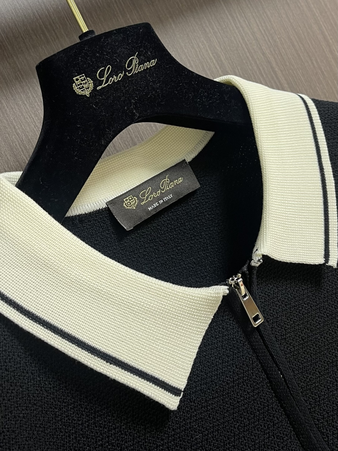 Loro Piana Loro Piana 2026SS夏季新款拉链针织POLO马球衫，时尚休闲翻领针织