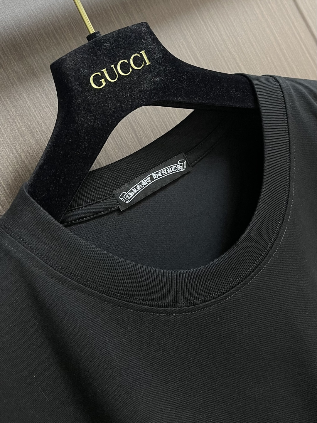 Chome Hearts CH 克罗心2026ss夏季新品植绒印花圆领短袖T恤，采用进口原版面料，顶级植