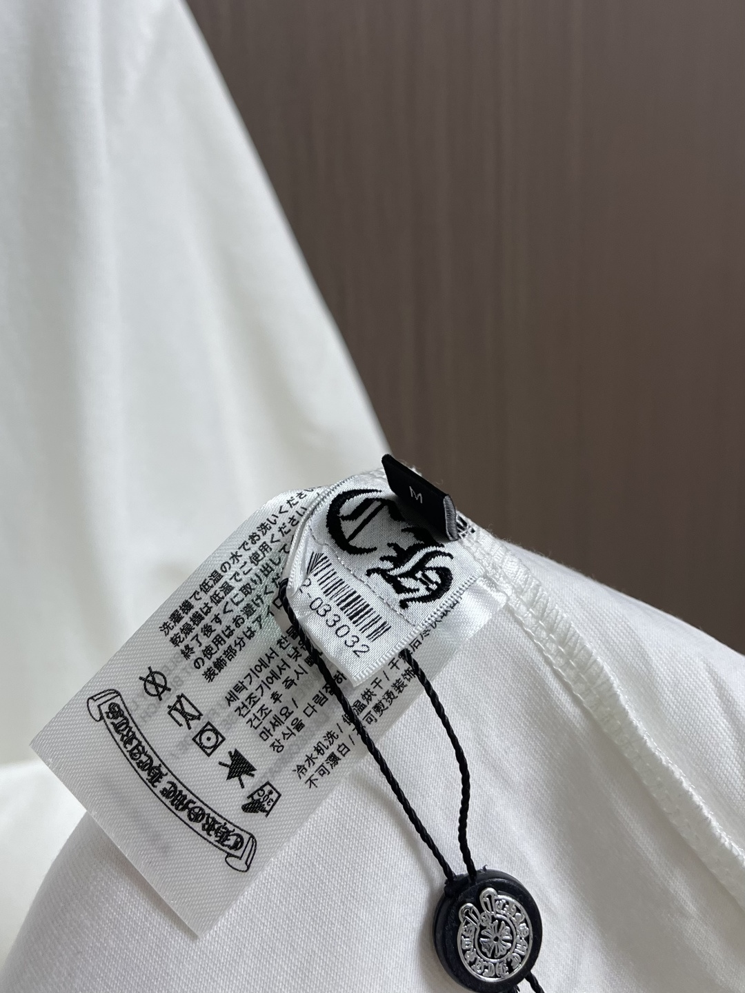 Chome Hearts CH 克罗心2026ss夏季新品植绒印花圆领短袖T恤，采用进口原版面料，顶级植