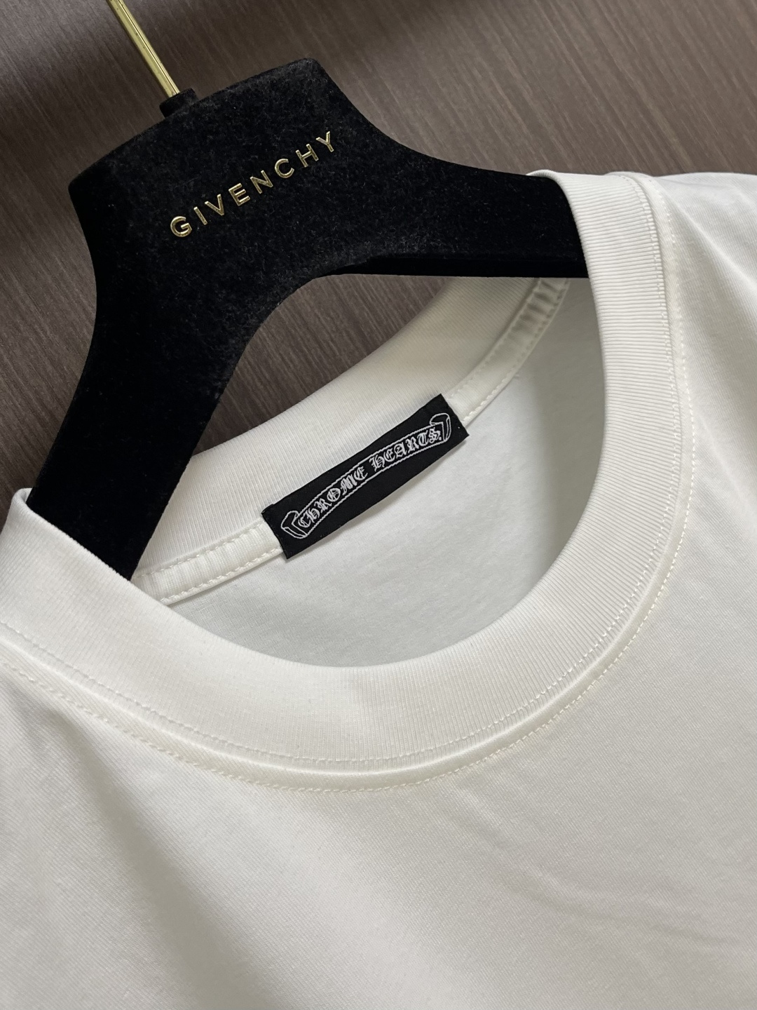 Chome Hearts CH 克罗心2026ss夏季新品植绒印花圆领短袖T恤，采用进口原版面料，顶级植