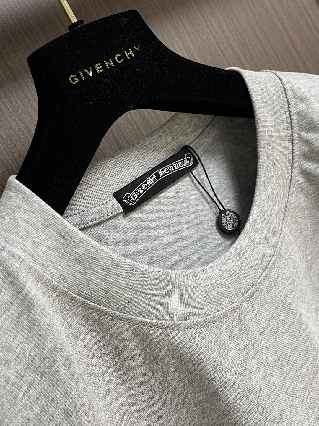 Chome Hearts CH 克罗心2026ss夏季新品植绒印花圆领短袖T恤，采用进口原版面料，顶级植