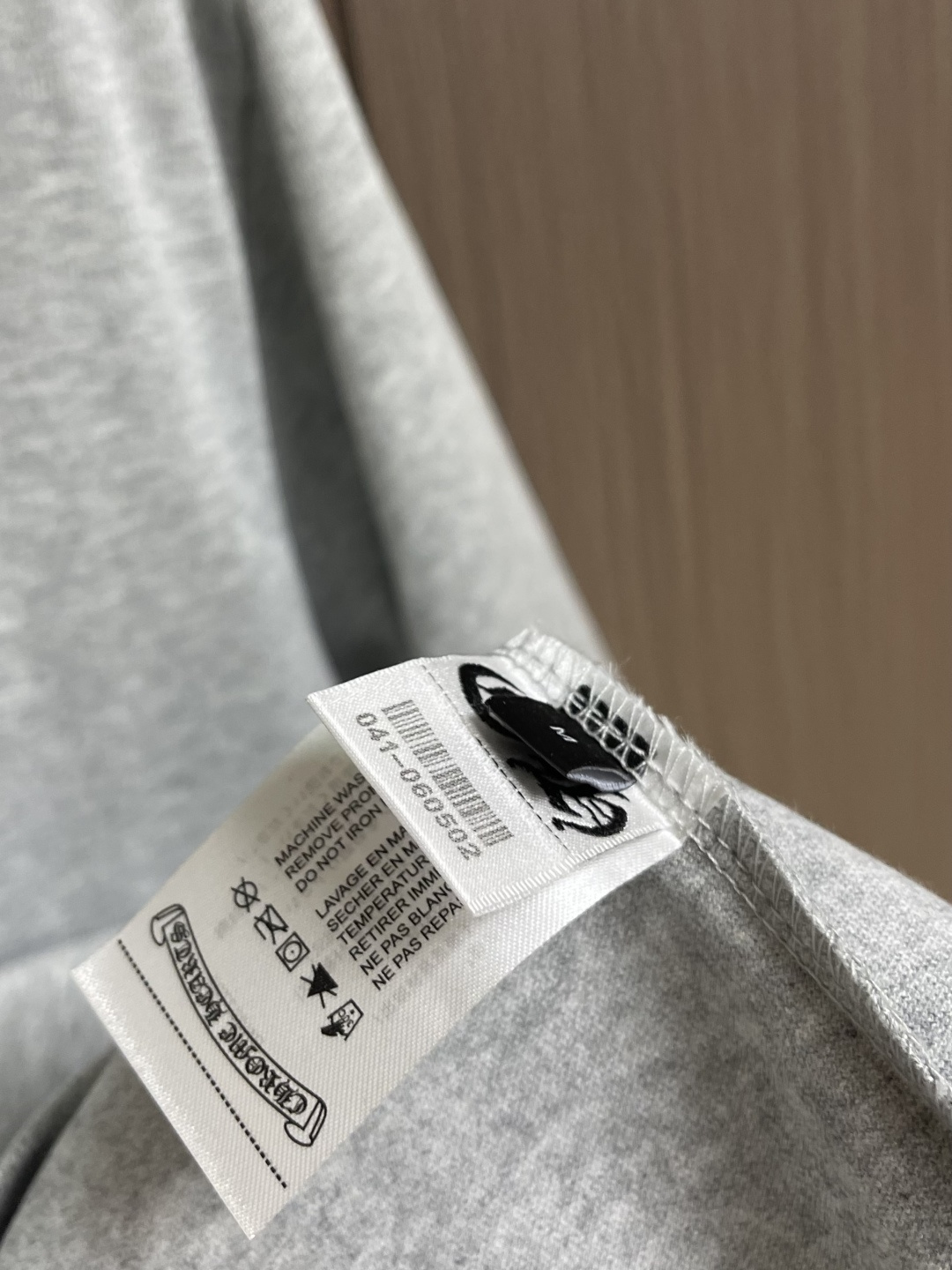 Chome Hearts CH 克罗心2026ss夏季新品植绒印花圆领短袖T恤，采用进口原版面料，顶级植