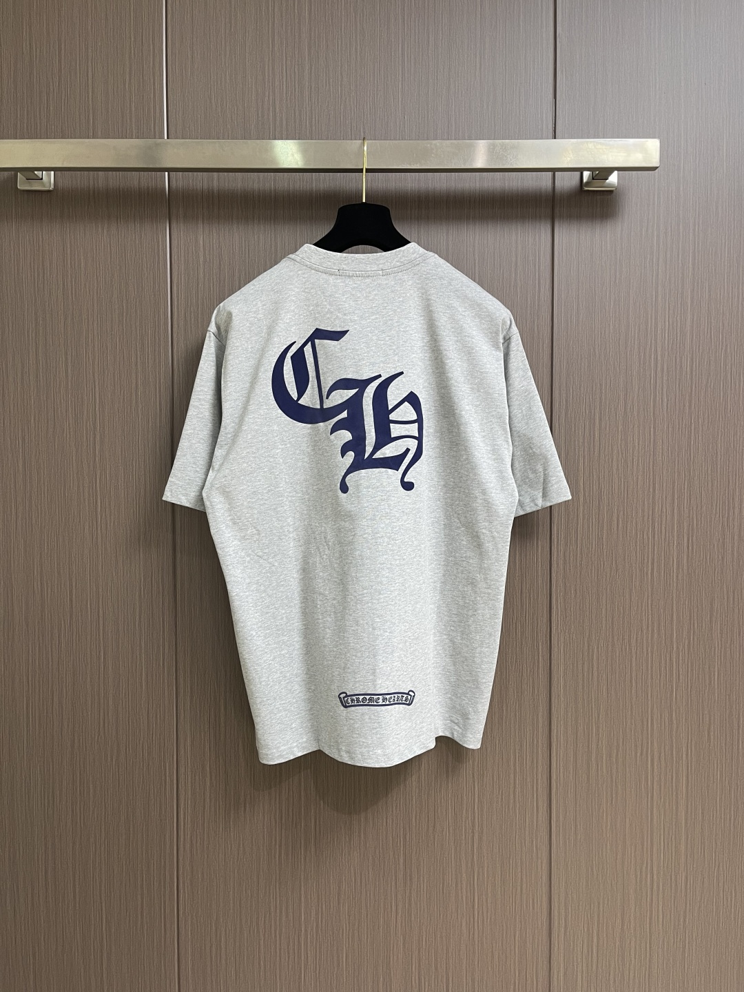 Chome Hearts CH 克罗心2026ss夏季新品植绒印花圆领短袖T恤，采用进口原版面料，顶级植