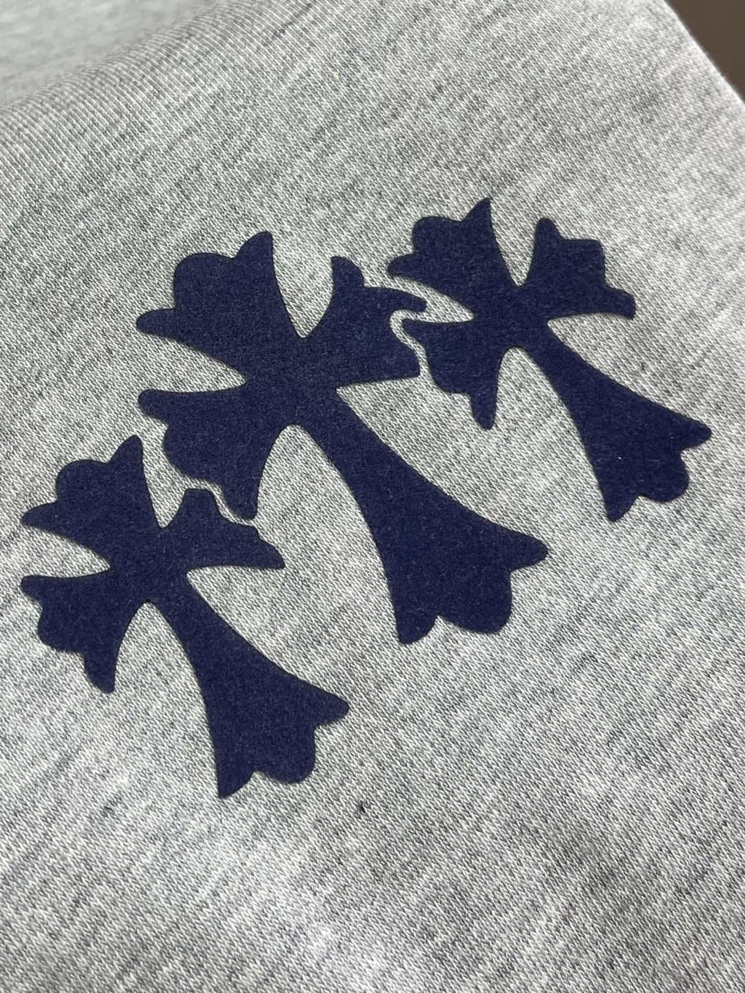 Chome Hearts CH 克罗心2026ss夏季新品植绒印花圆领短袖T恤，采用进口原版面料，顶级植