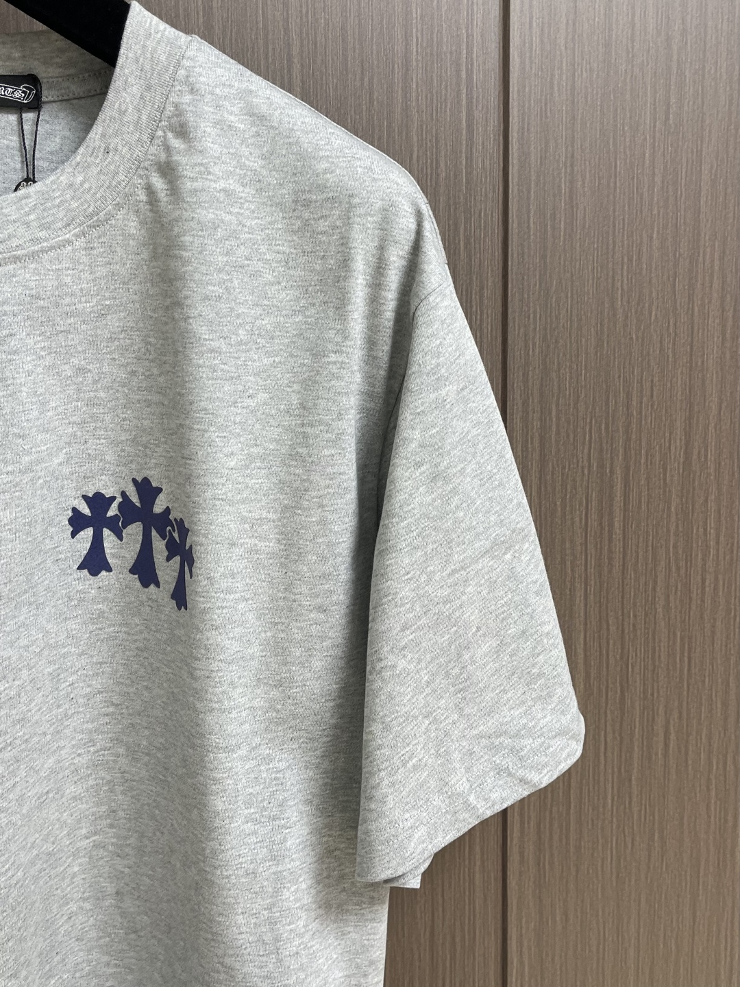 Chome Hearts CH 克罗心2026ss夏季新品植绒印花圆领短袖T恤，采用进口原版面料，顶级植