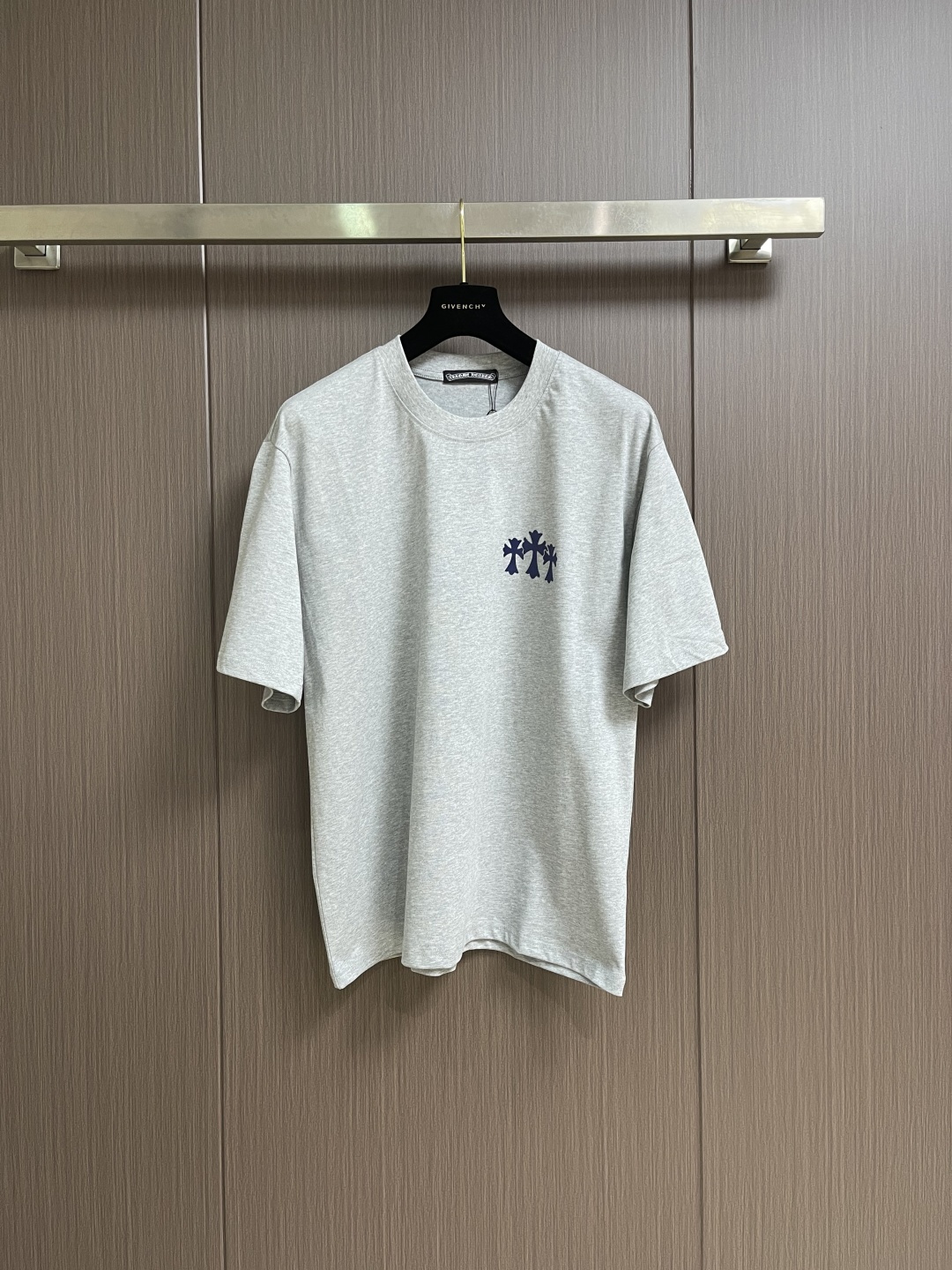 Chome Hearts CH 克罗心2026ss夏季新品植绒印花圆领短袖T恤，采用进口原版面料，顶级植