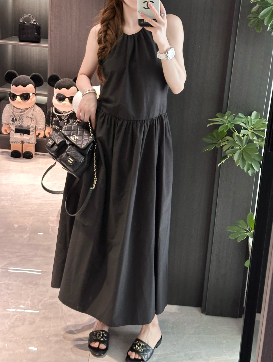 High-End Female Clothes: New Fashion Colored Dresses in Brandy, Yellow, Black - 图片 6