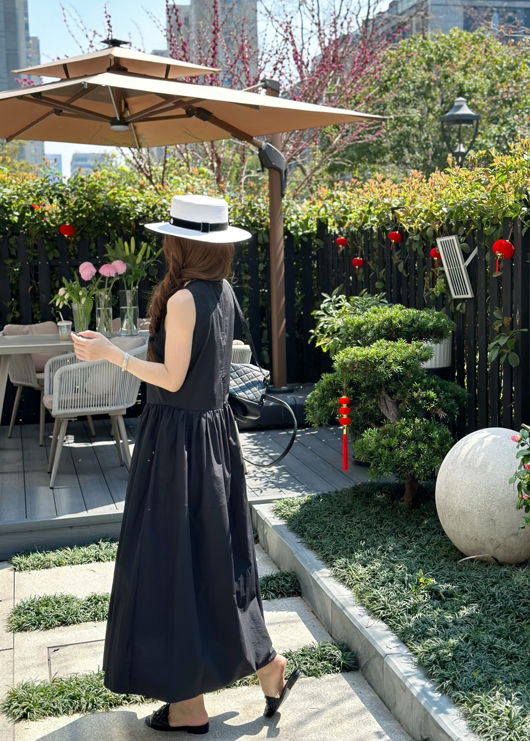 High-End Female Clothes: New Fashion Colored Dresses in Brandy, Yellow, Black - 图片 2