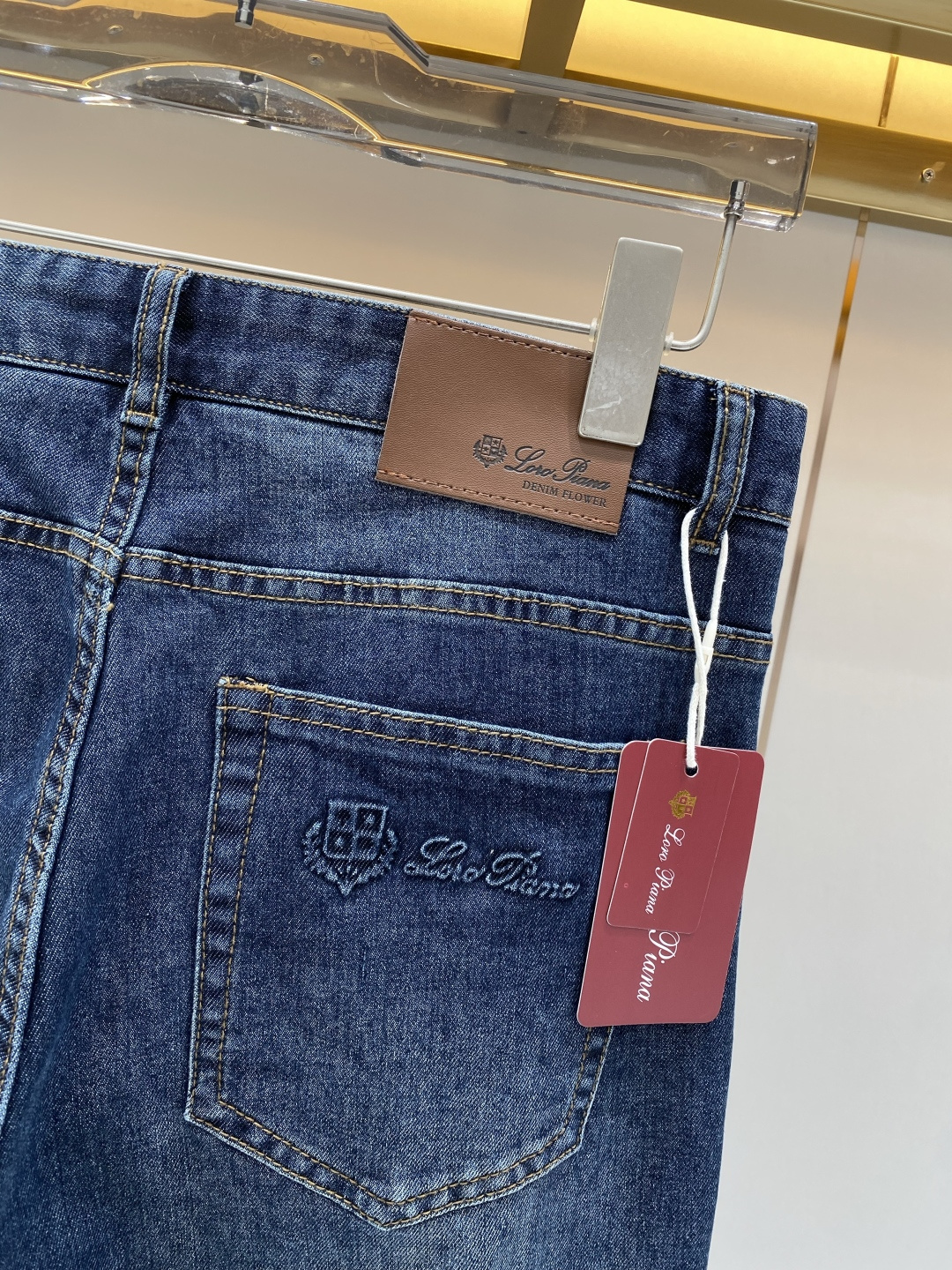 支持年后售后✅《𝙉𝙚𝙬🖤❤️Loro Piana家》2026春款爆款新品 有售 实体店极品牛仔裤 原版好