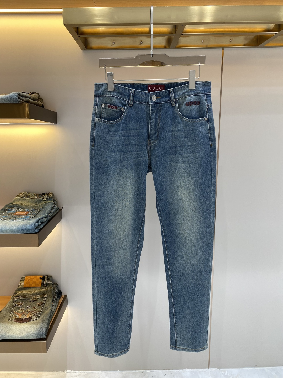 支持年后售后✅ 《𝙉𝙚𝙬🖤❤️古家》2026春款水洗休闲牛仔裤，进口原版水洗弹力面料，舒适有弹性，独特设