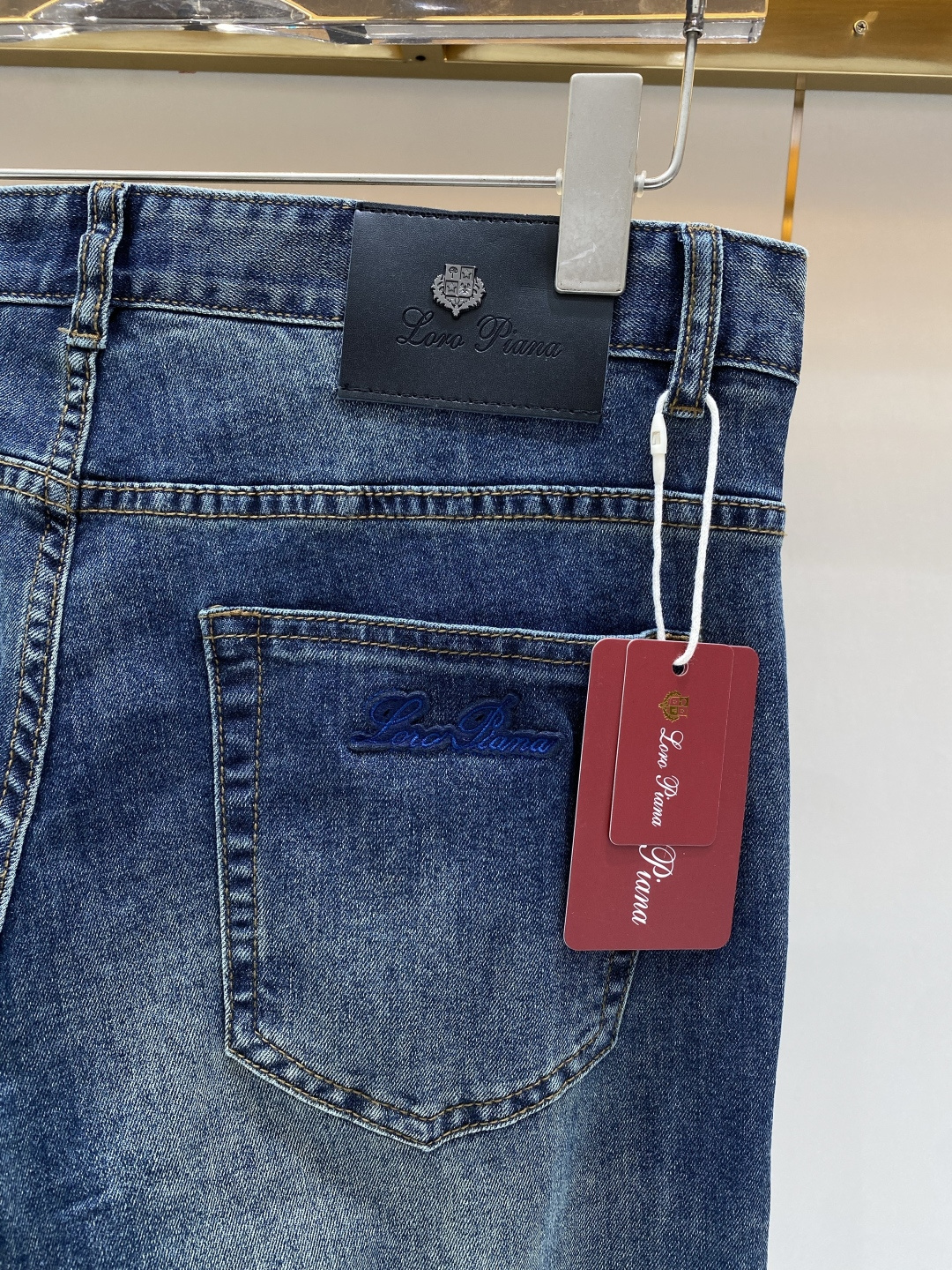 支持年后售后✅ 《𝙉𝙚𝙬🖤❤️Loro Piana家》2026春款水洗休闲牛仔裤，进口原版水洗弹力面料，