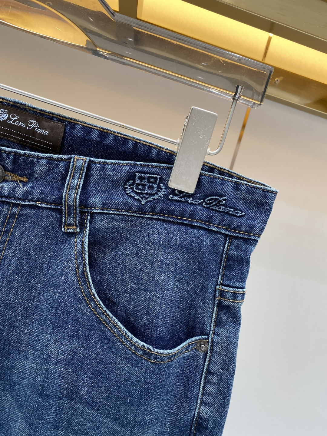 支持年后售后✅ 《𝙉𝙚𝙬🖤❤️Loro Piana家》2026春款水洗休闲牛仔裤，进口原版水洗弹力面料，