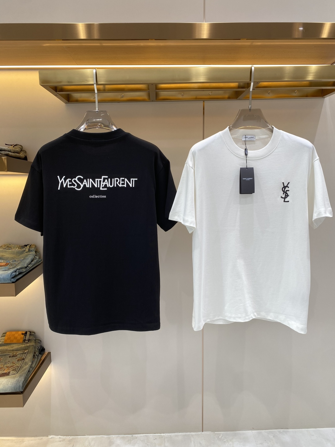 支持年后售后✅《𝙉𝙚𝙬🖤❤️圣罗家》2026短袖 顶级进口私货，高端字母短袖，时尚不失奢华 品质毋庸置疑