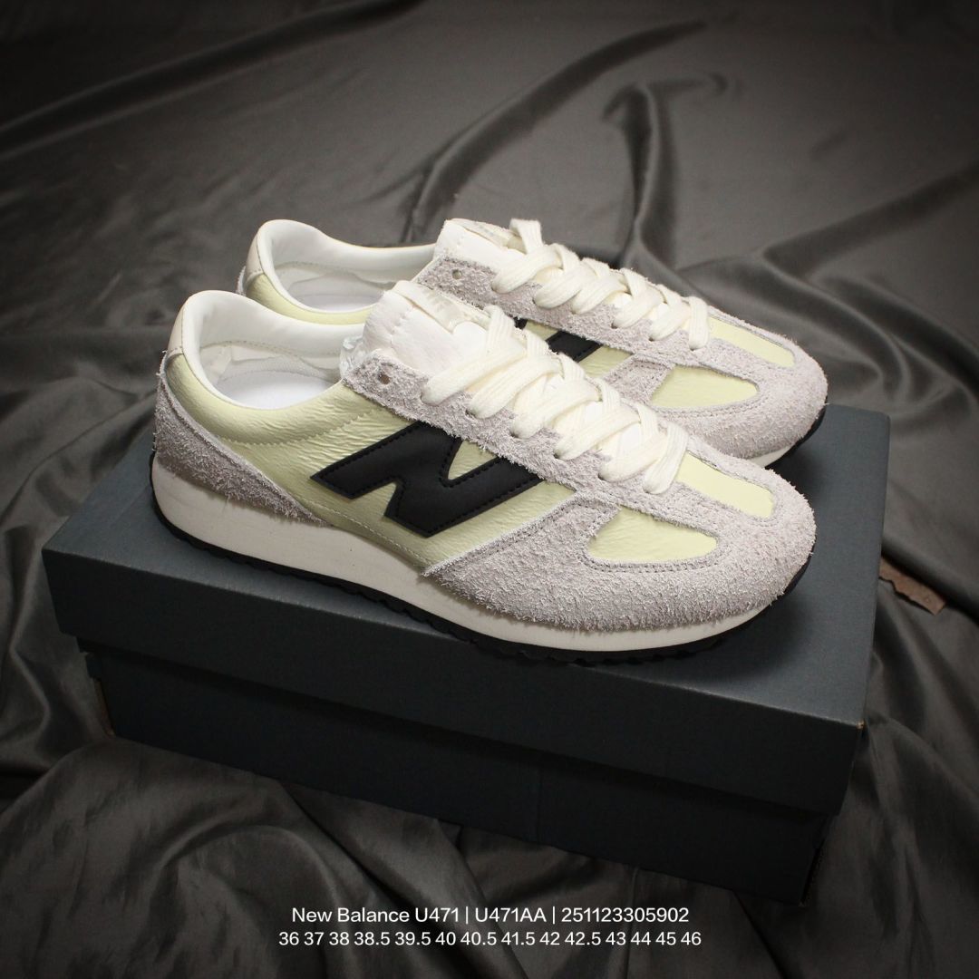 🈴💰90
New Balance/新百伦 男女鞋真标半码制,原楦原纸版开发,采用长绒翻毛皮组合组合网织布鞋面材质,中底EVA发泡缓震组合防滑耐磨橡胶外底❗️复古潮流的代表作,NB新百伦New Balance U471系列低帮经典复古休闲运动慢跑鞋“翻毛米白紫蓝 U471AA
类型:男女鞋
码数:36 37 38 38.5 39.5 40 40.5 41.5 42 42.5 43 44 45 46
编码:251123305.902