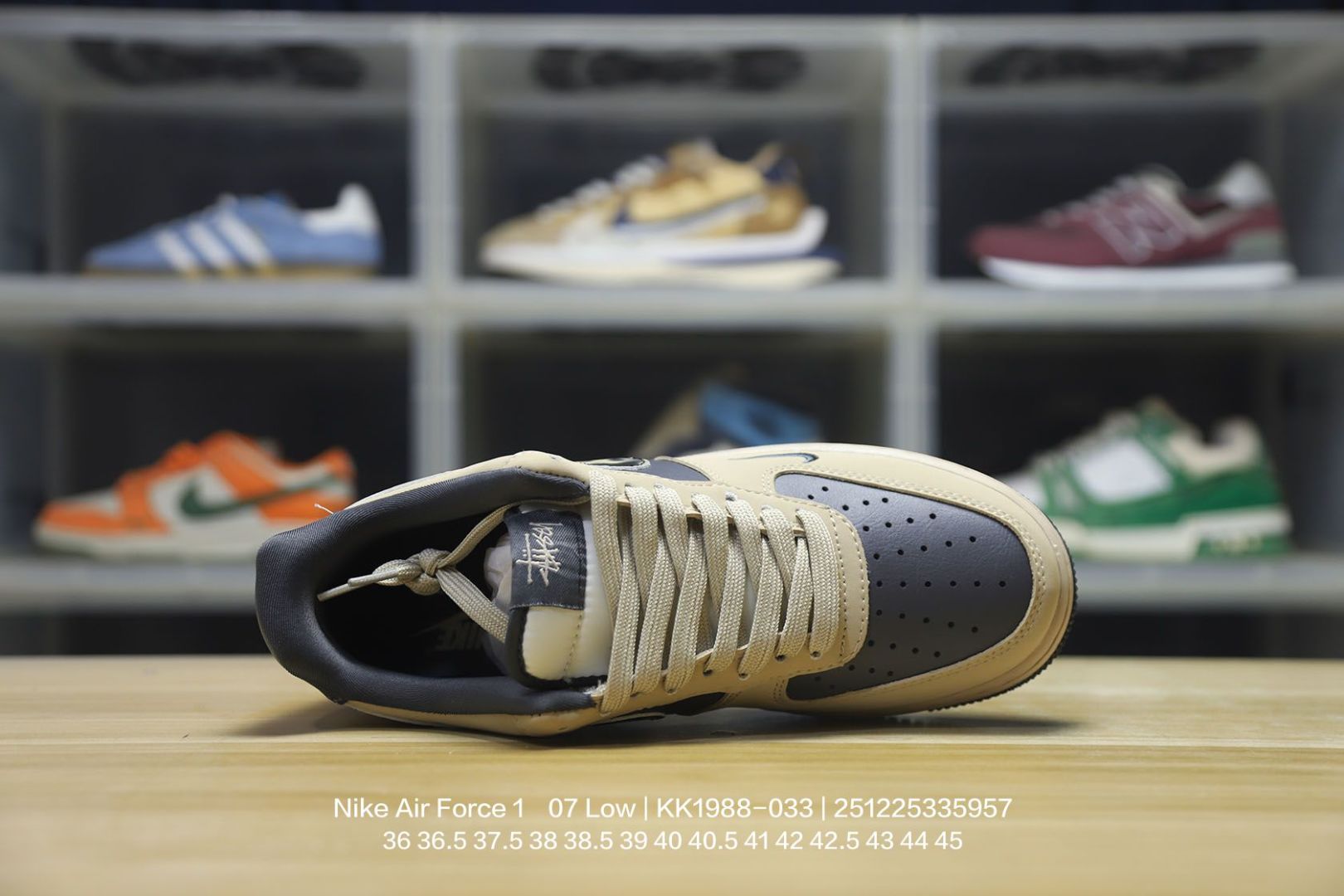 💰120 Nike/耐克 原楦原纸版开发版型,采用硬质荔枝纹牛剖革鞋面材质鞋面,内置全掌Air Sole气垫❗美国元祖街头潮牌-斯图西Stussy x Nike Air Force 1´07 Low"Stussy"空军一号经典低帮百搭休闲运动板鞋“联名土黄黑扎染斯图西刺绣 KK1988-033 395 类型:男女鞋 码数:36 36.5 37.5 38 38.5 39 40 40.5 41 42 42.5 43 44 45 编码:251225335.957