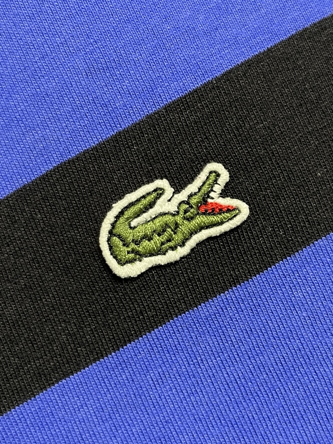 🛒🛒Lacoste拉科斯特 鳄鱼  2025SS新款男士撞色条纹圆领短袖T恤 时尚百搭爆款 夏天必备单品