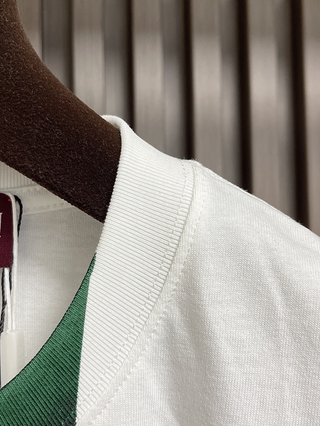 🛒🛒GUCCI 2025ss经典红绿条纹logo短袖T恤，采用15s精棉平纹面料 230g，罗纹：32s