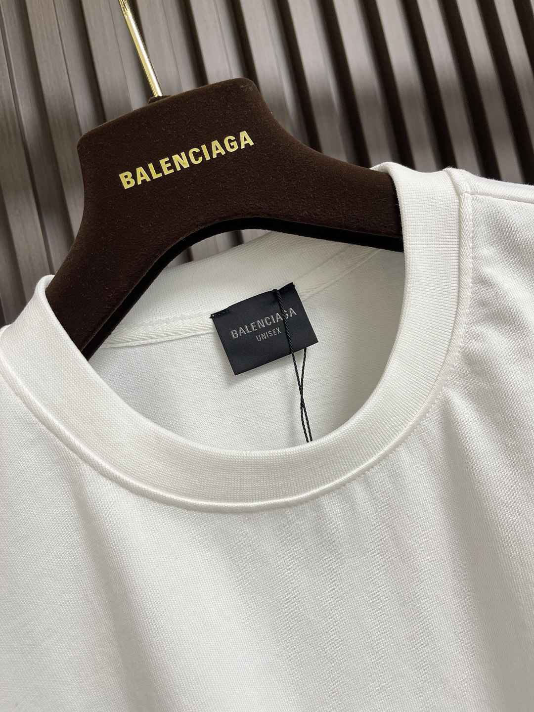 🛒🛒Balenciaga 印花logo圆领短袖T恤，定织定染百分百纯棉双股面料 成衣洗水 前后幅高清扫描