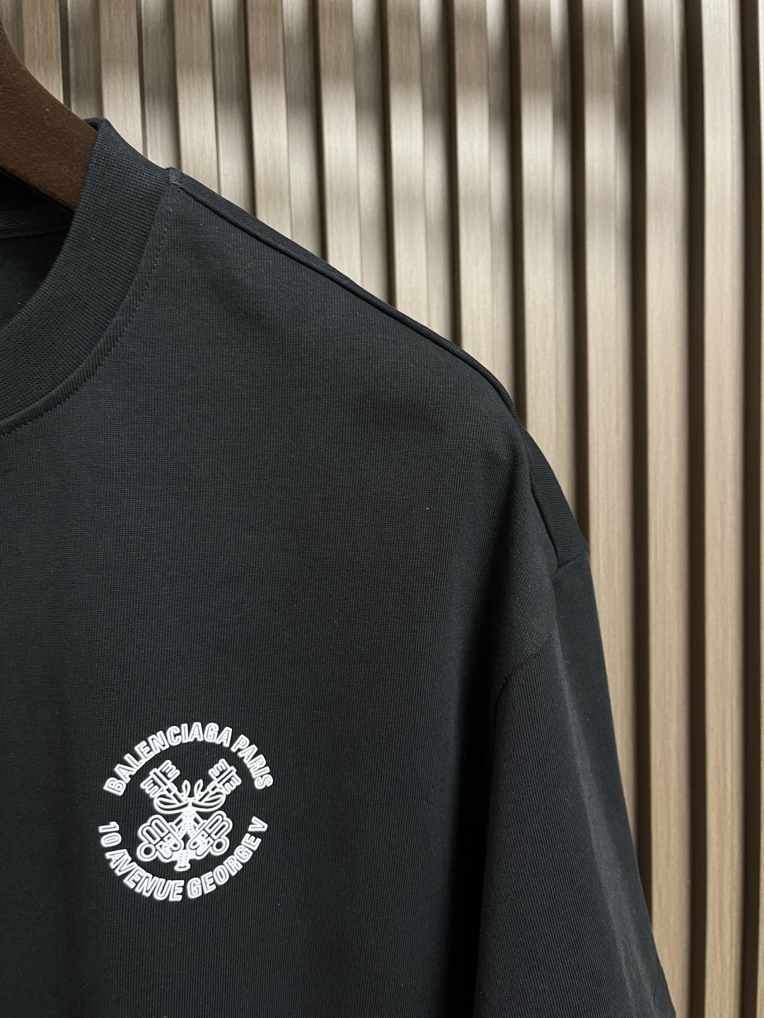 🛒🛒Balenciaga 印花logo圆领短袖T恤,定织定染百分百纯棉双股面料 成衣洗水 前后幅高清扫描