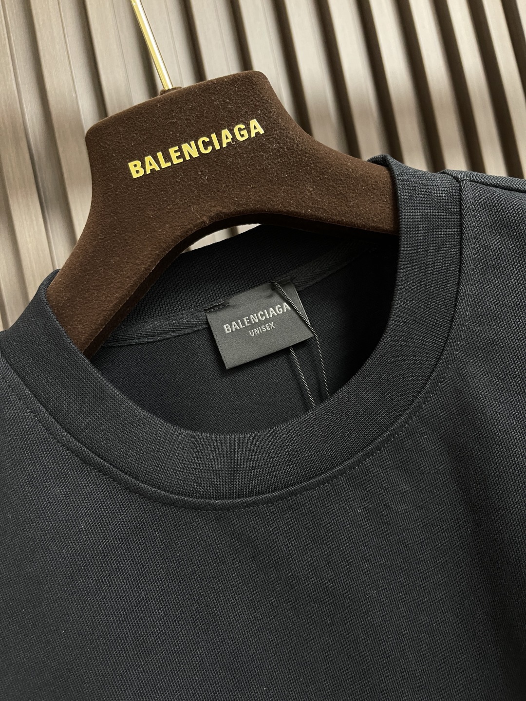 🛒🛒Balenciaga 印花logo圆领短袖T恤,定织定染百分百纯棉双股面料 成衣洗水 前后幅高清扫描