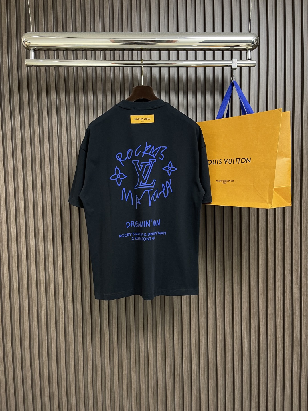 [Summer Shorts]The whole set will not be sold LV logo jacquard short-sleeve T