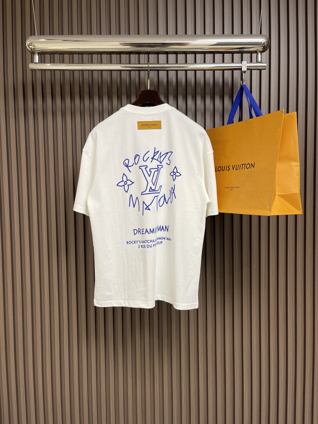[Summer Shorts]The whole set will not be sold LV logo jacquard short-sleeve T