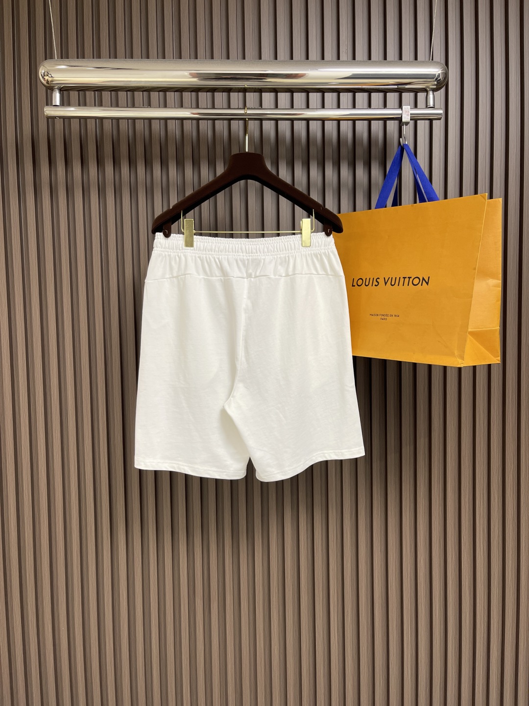 [Summer Shorts]Full width logo jacquard design The pattern will shrink and the