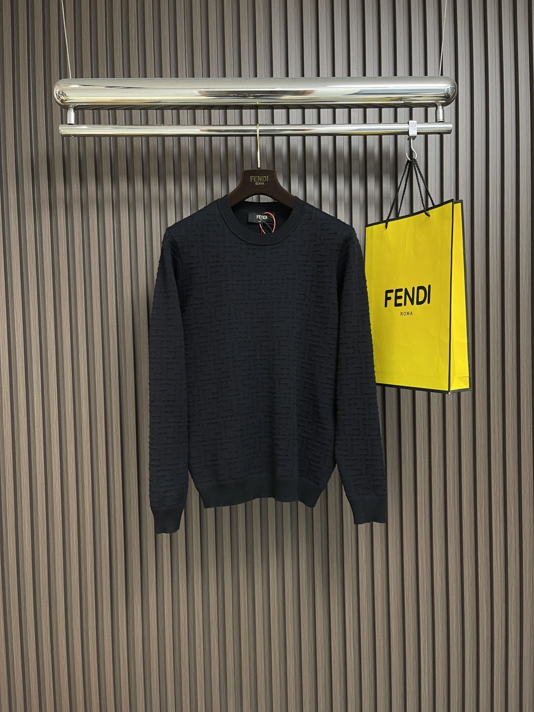 Luxurious Fendi FF Knitted Sweaters: Crafted with Precision and Elegance