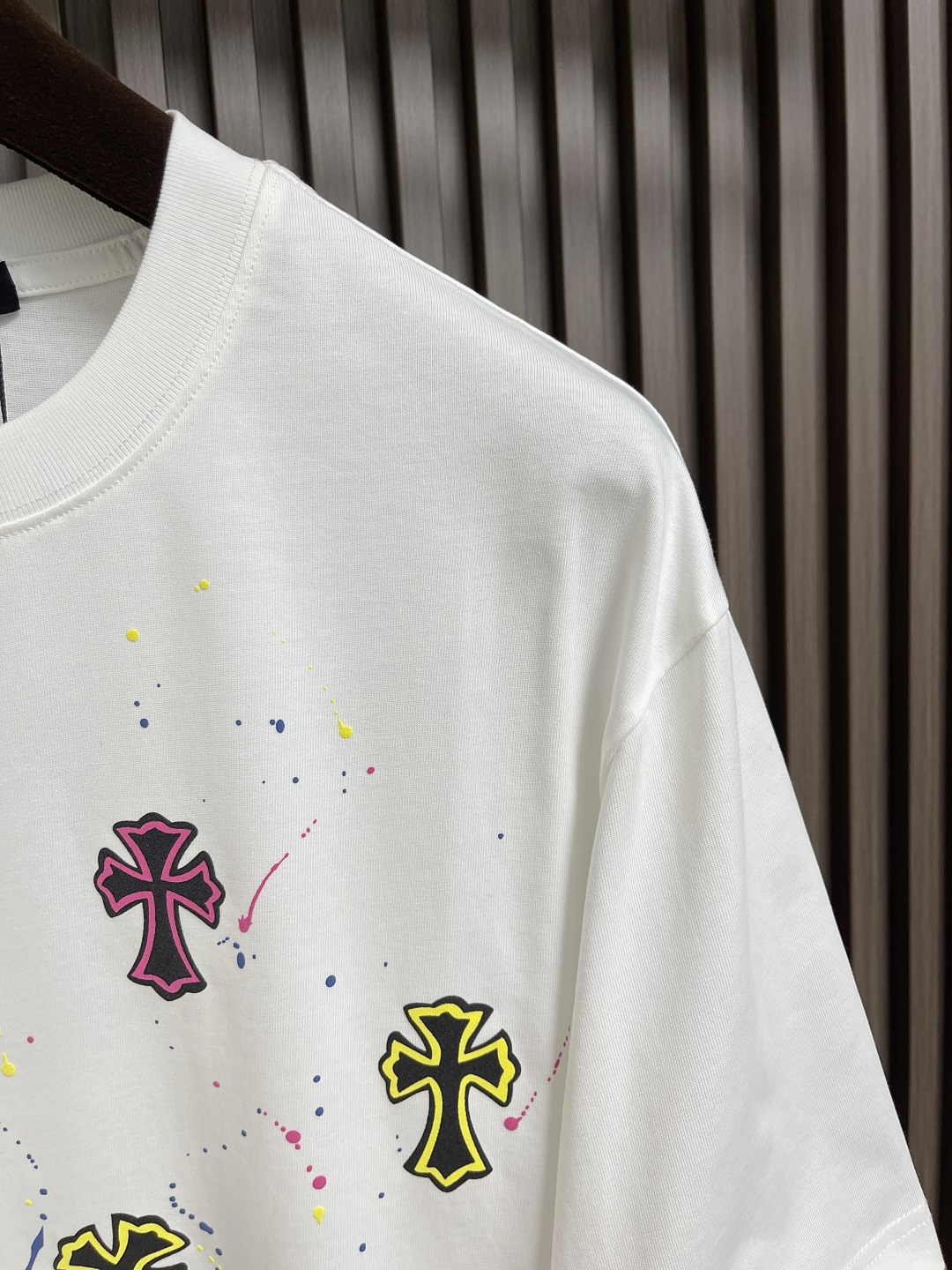 🛒🛒Chrome Hearts CH 克罗心 2025SS早春新款厚板印花短袖T恤，胶印设计，订制高织纯