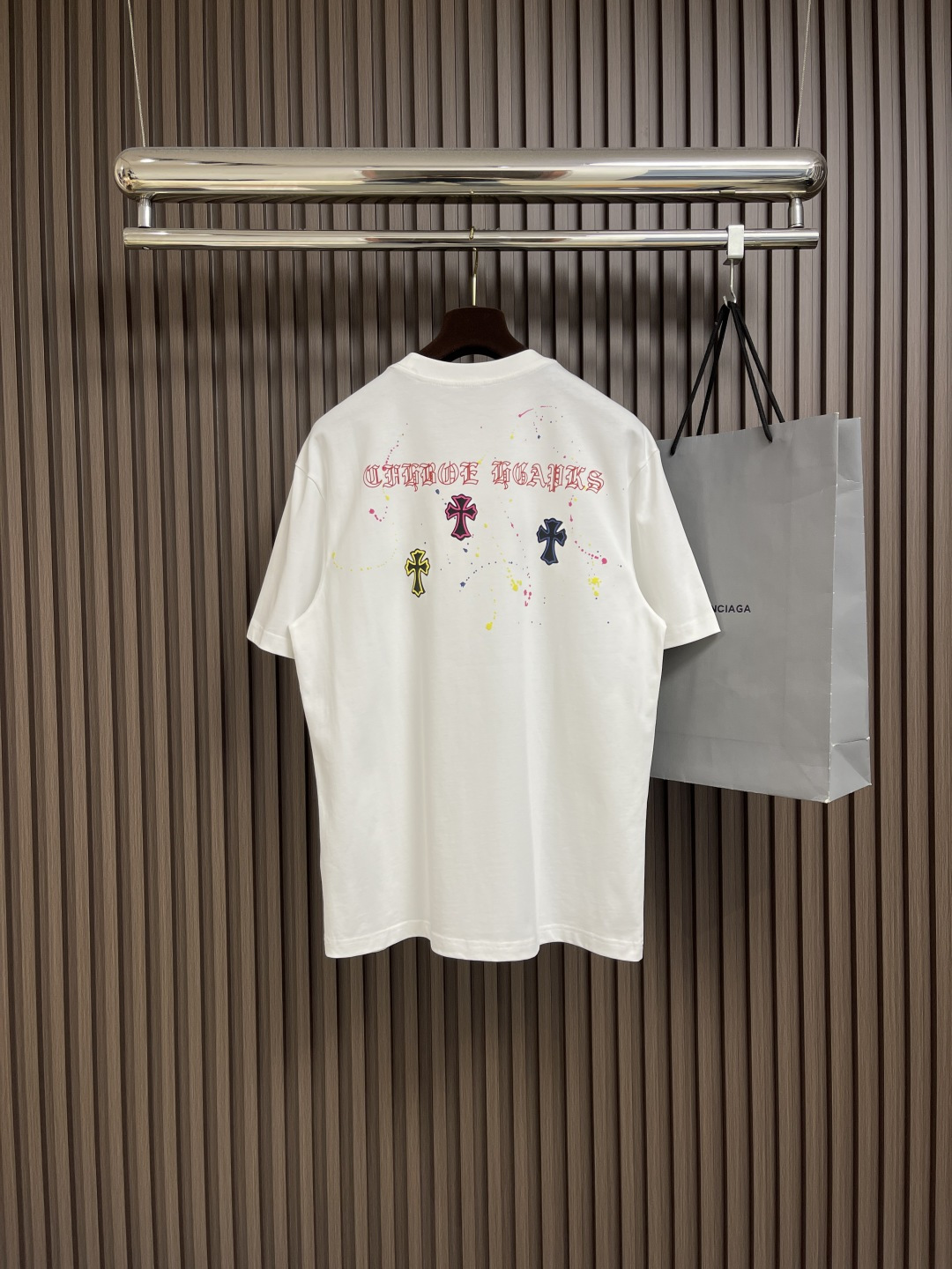 🛒🛒Chrome Hearts CH 克罗心 2025SS早春新款厚板印花短袖T恤，胶印设计，订制高织纯