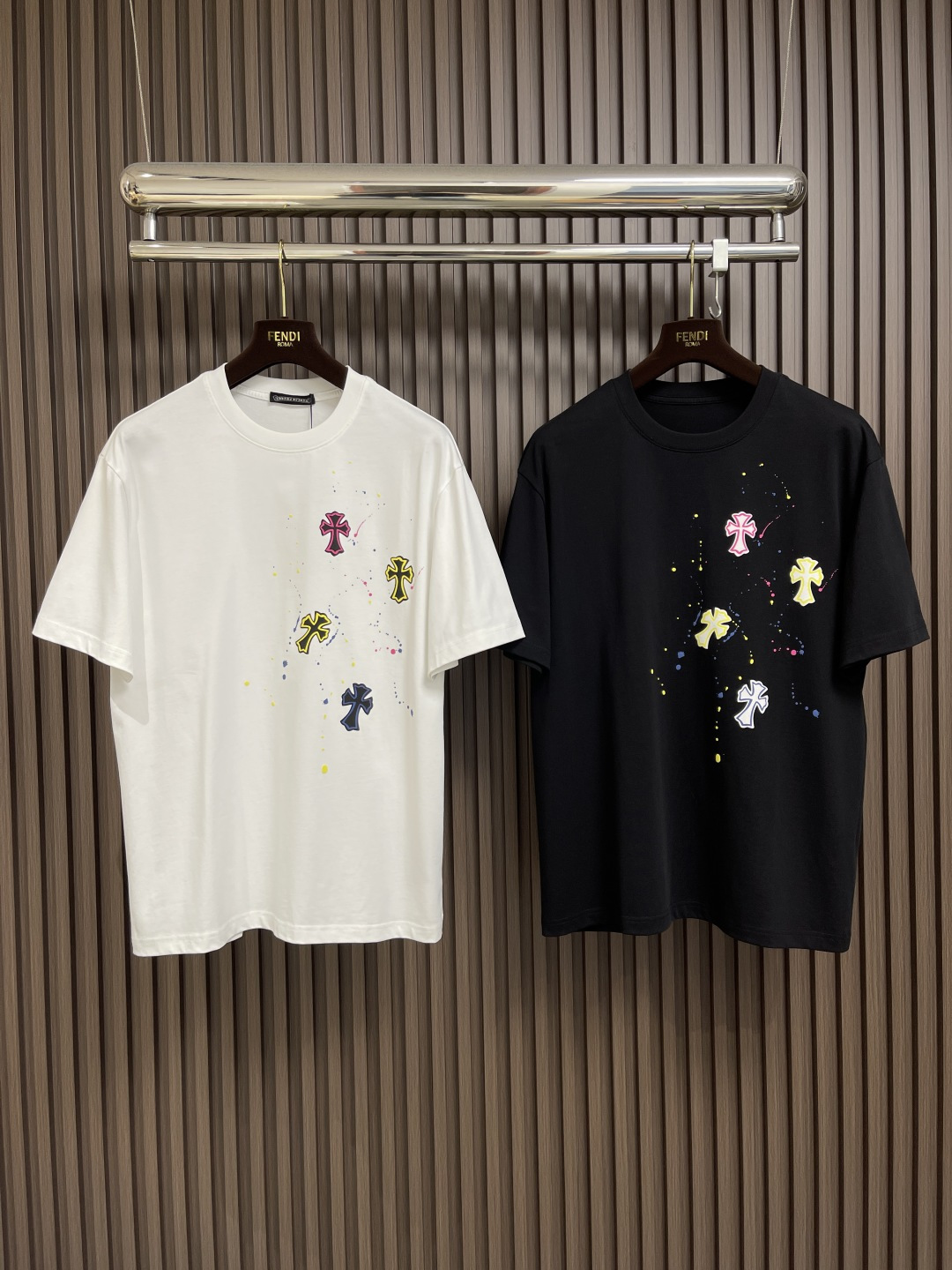 🛒🛒Chrome Hearts CH 克罗心 2025SS早春新款厚板印花短袖T恤，胶印设计，订制高织纯