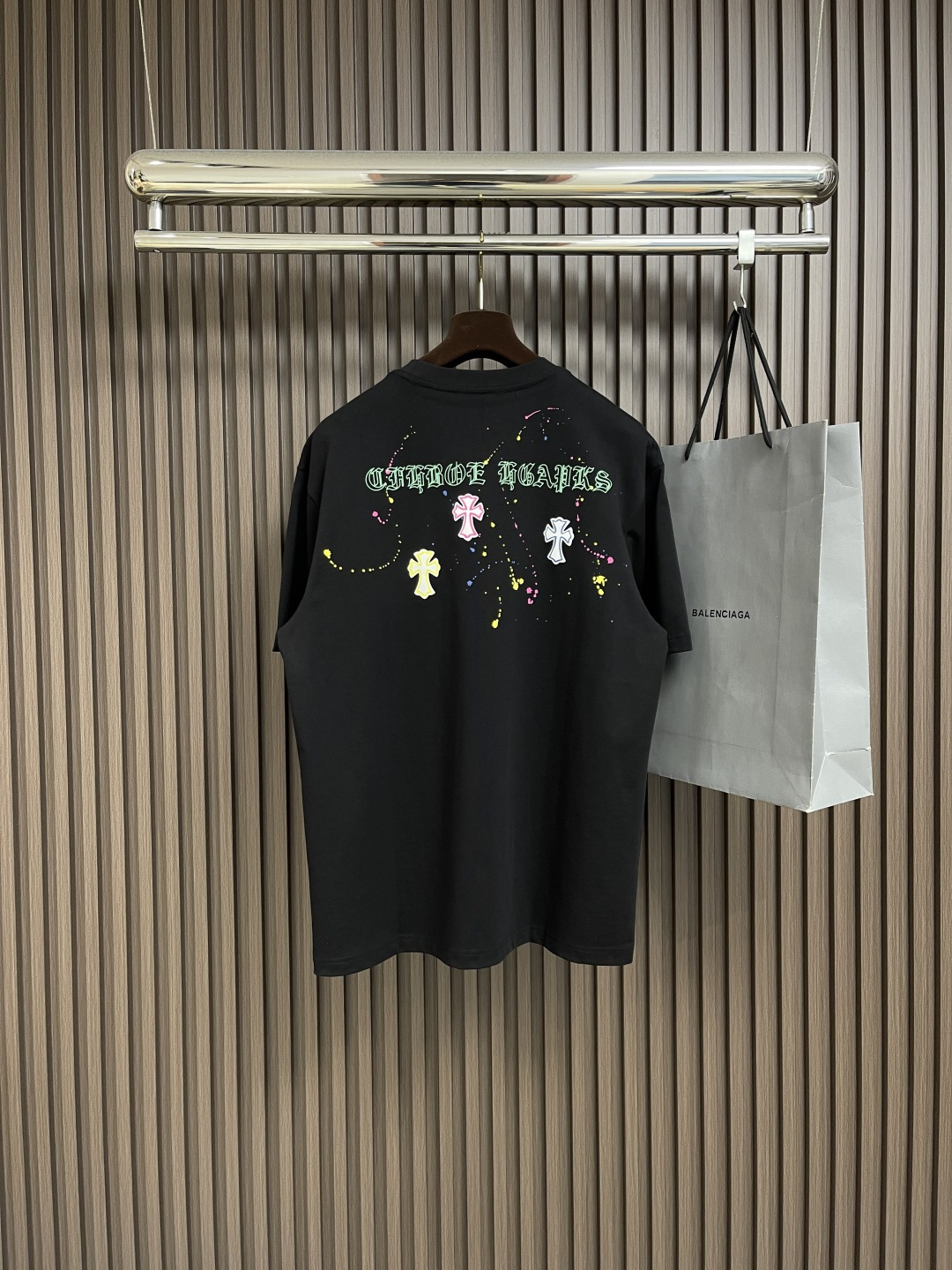 🛒🛒Chrome Hearts CH 克罗心 2025SS早春新款厚板印花短袖T恤，胶印设计，订制高织纯