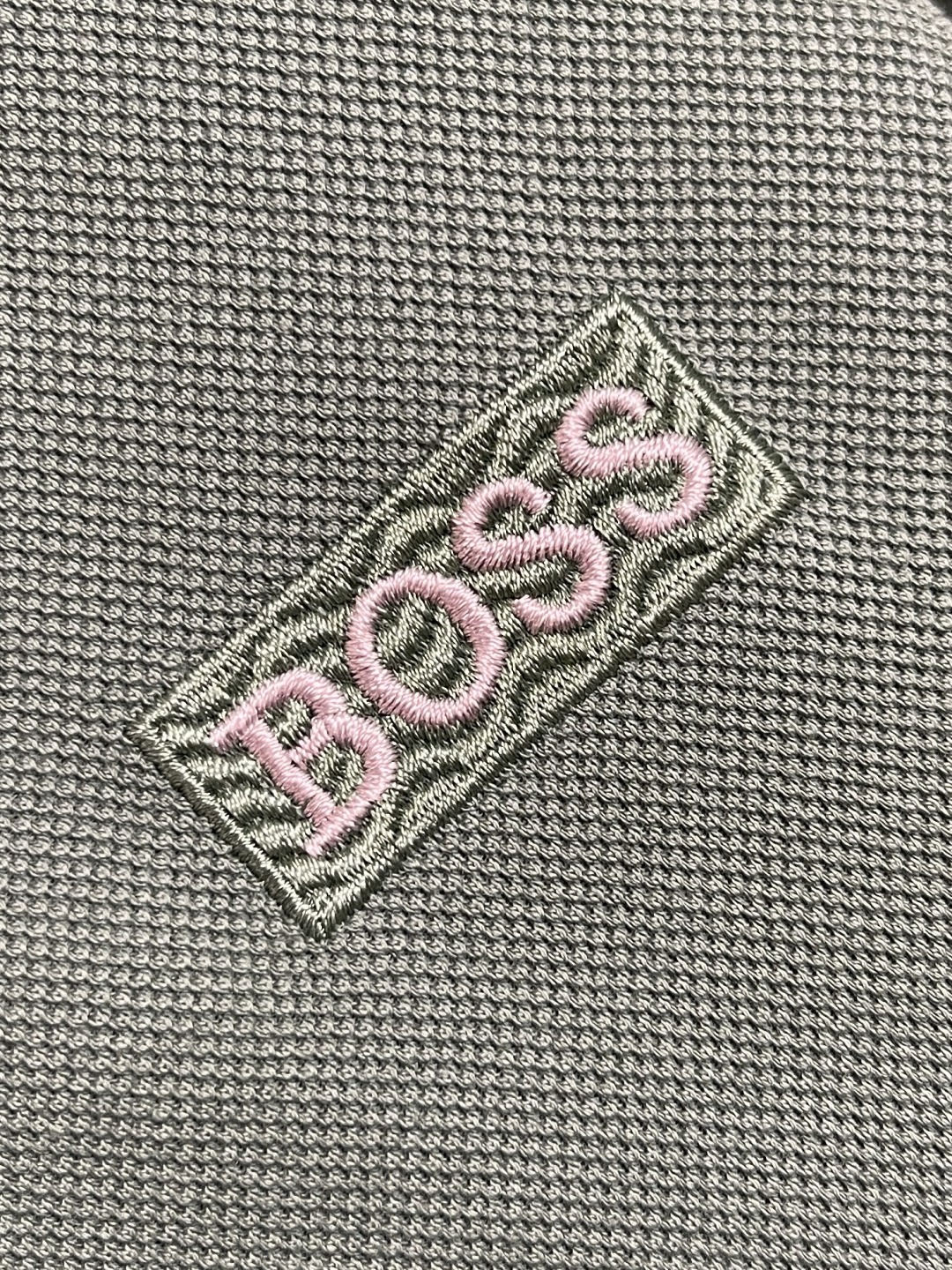 Boss Silk Polo Shirts: Dual Radial Eye Fabric for Comfort and Style - 图片 5