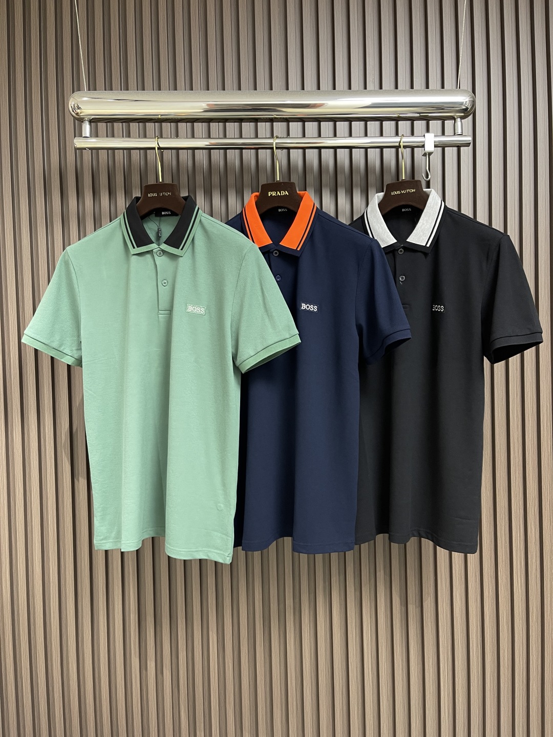 Boss Silk Polo Shirts: Dual Radial Eye Fabric for Comfort and Style - 图片 3
