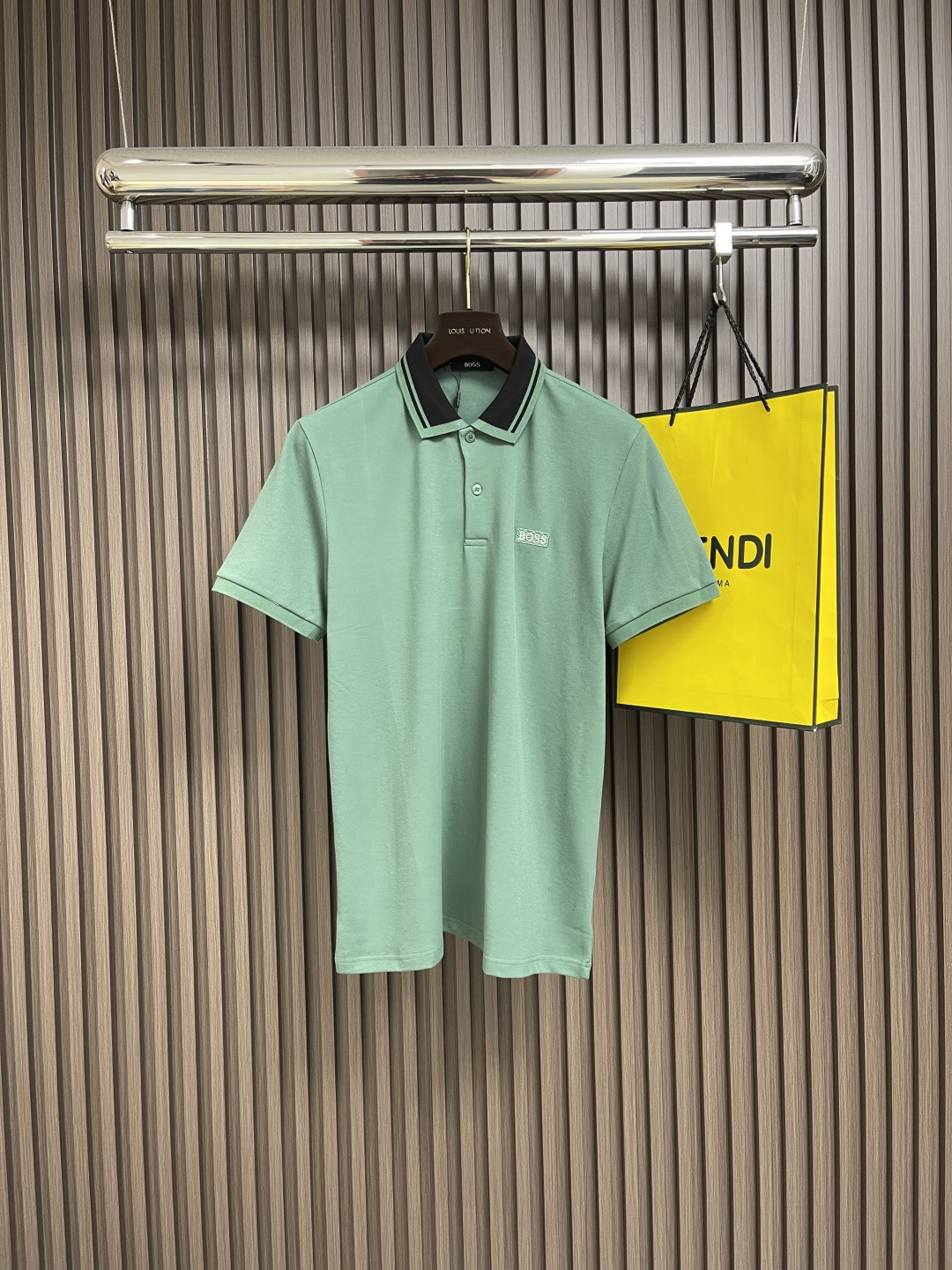 Boss Silk Polo Shirts: Dual Radial Eye Fabric for Comfort and Style