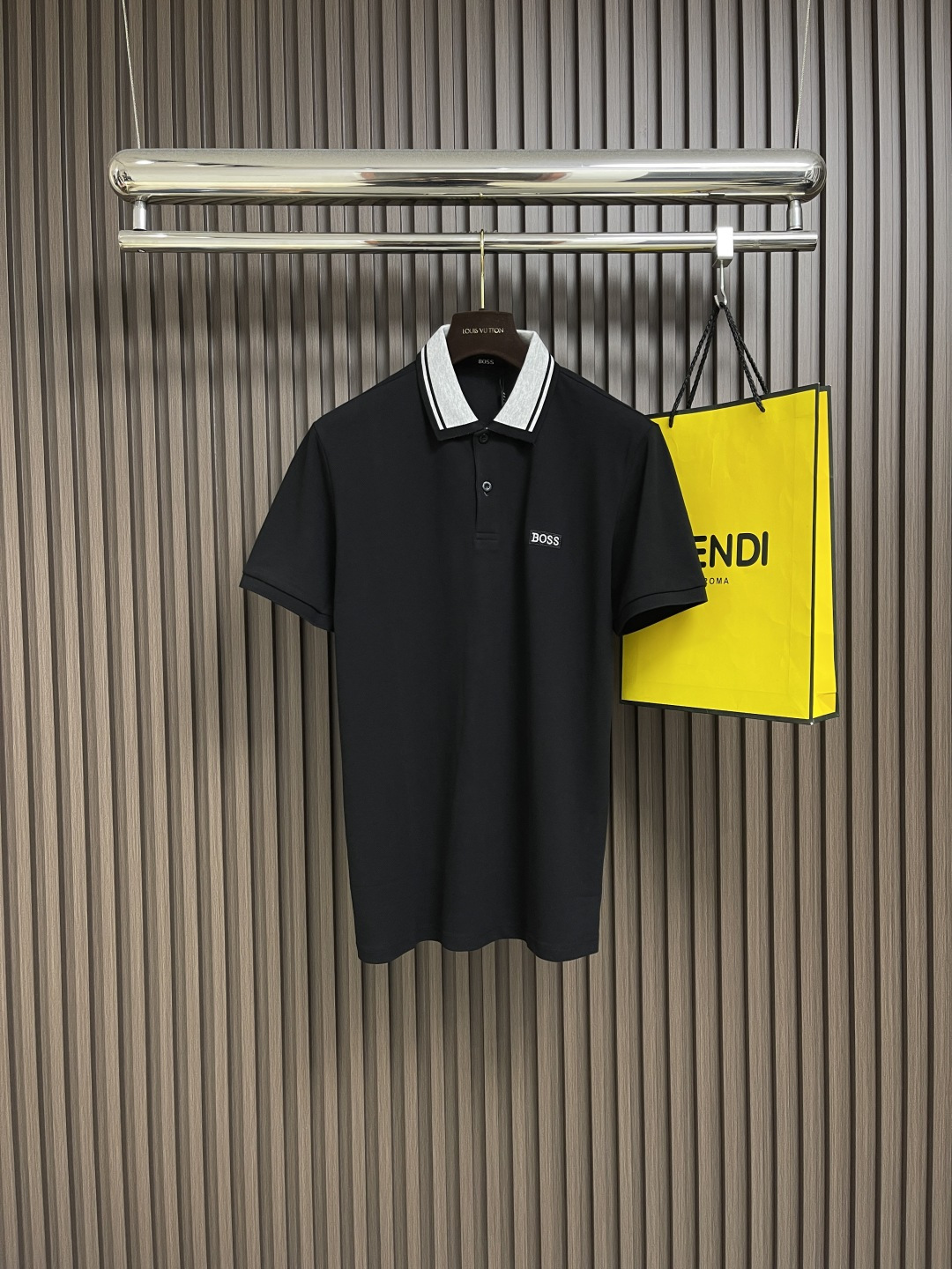 Boss Dual Silk Radial Eye Pented Polo Shirts: Premium Comfort and Style