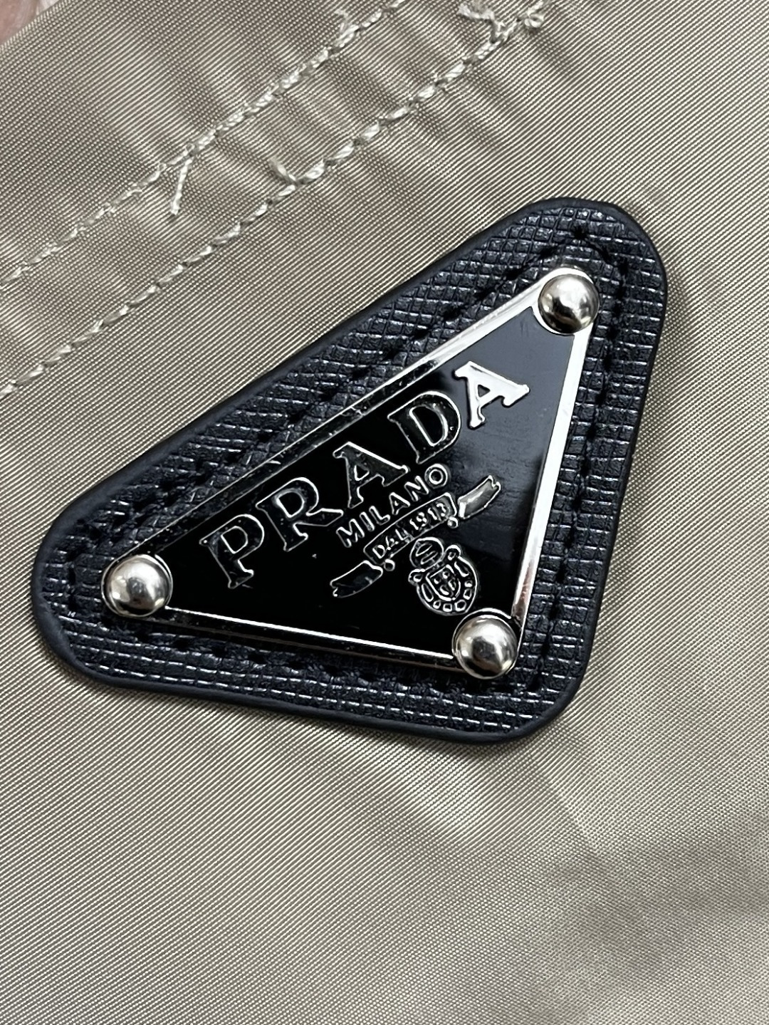 🛒🛒PRADA  三角标后袋拼接 LOGO标识印花五分裤、高品质珠地棉 复合面料、特别手感、超级质感 舒