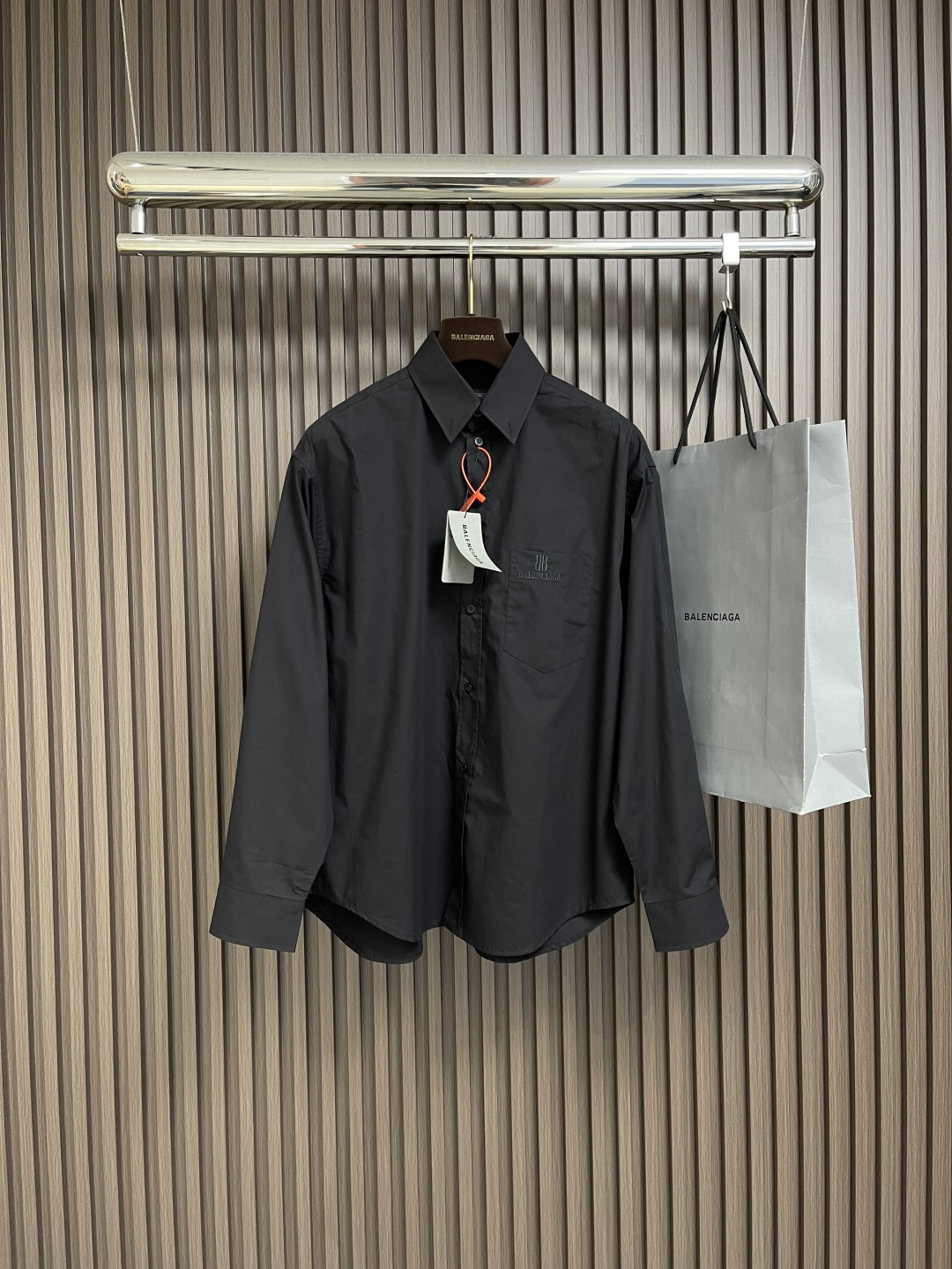Balenciaga Nano BB Embroidered Long-Sleeved Shirt: Stylish, Comfortable, and Powerful Statement Piece