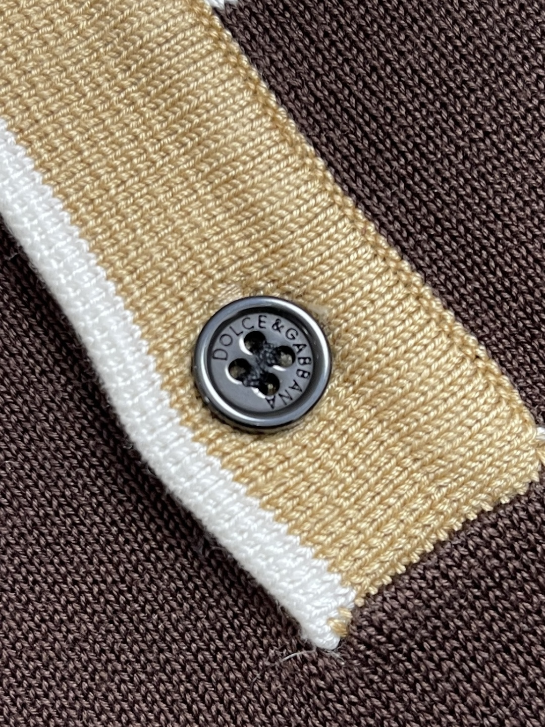 Dolce & Gabbana 2025 Knitty-Shirt Polo: DG Letter Embroidery, 14 Stitches Perfection - 图片 3