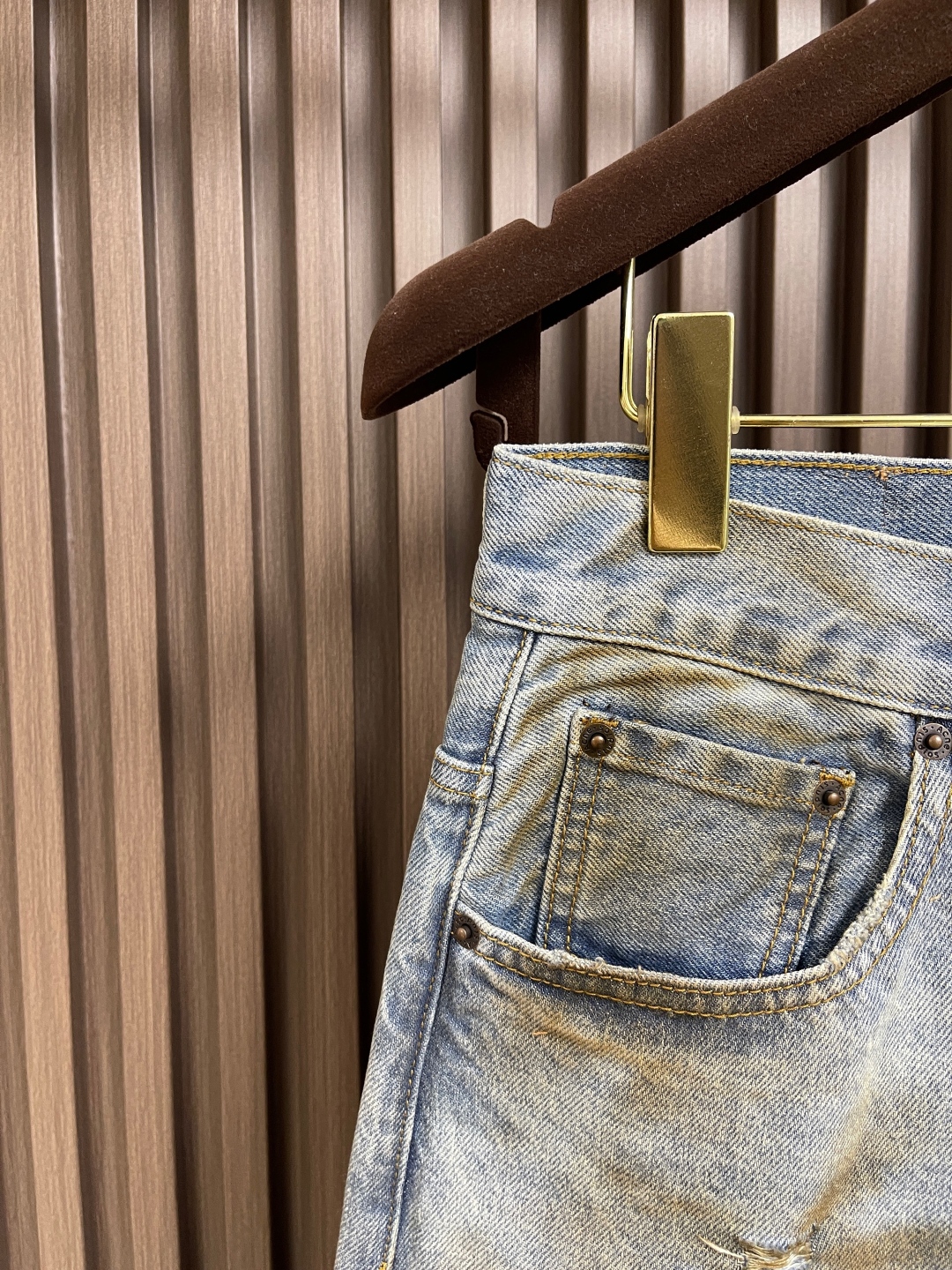 “Acne Studios Customizable Unisex Jeans with Unique Details in Various Sizes” - 图片 9