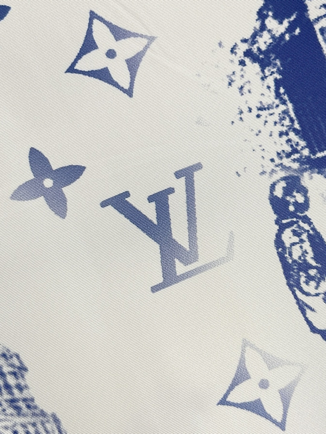 🛒🛒LV 2025ss秋冬新款长袖衬衫，经典领印花图案长袖丝麻衬衫！天然原料对花印染工艺！原版拆装对版印